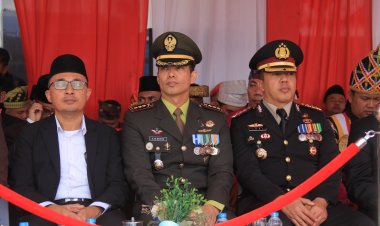 Dandim 0301/Pbr Hadiri Peringatan HUT RI Ke-79 di Kantor Walikota Pekanbaru