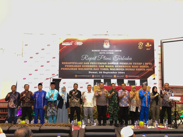 Bawaslu Dumai Awasi Langsung Rapat Pleno Penetapan DPT Pilkada 2024