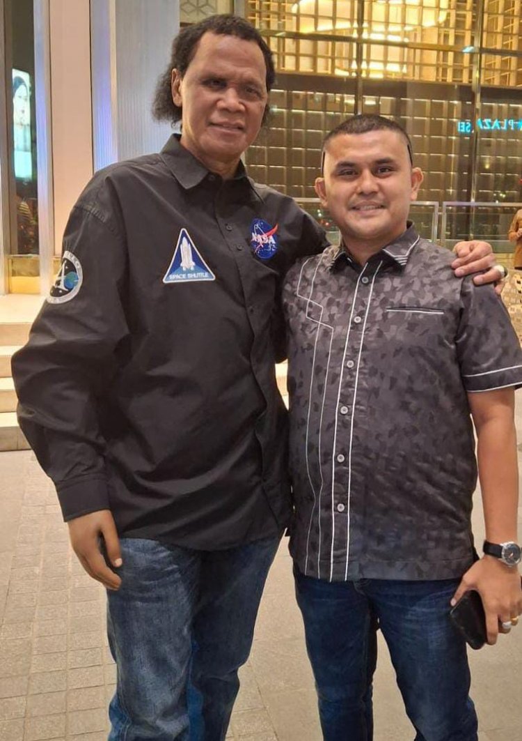 Disela Sela kegiatan di Jakarta, Teva Iris Sempat Bertukar Pikiran Dengan Hercules