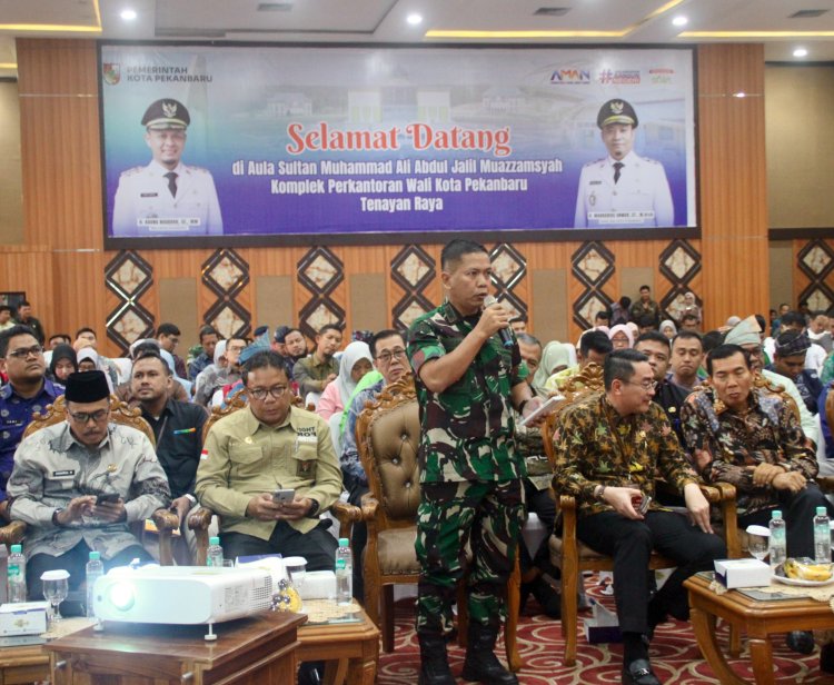 Dandim 0301/Pbr Dukung Penuh RPJMD Kota Pekanbaru 2025–2029