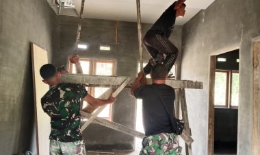 Rumah Baru Harapan Baru: TMMD ke-127 Bantu Ibu Sarianis Miliki Hunian Layak