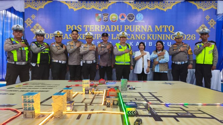 Cek Pos Pam dan Pos Yan di Pekanbaru, Dirlantas Polda Riau Pastikan Kesiapan Pengamanan Mudik Operasi Ketupat Lancang Kuning 2026