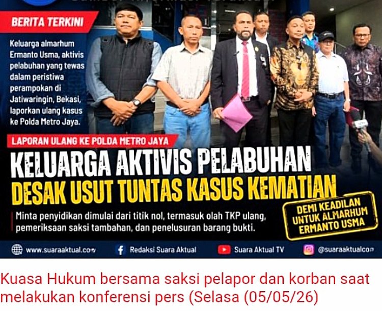 Keluarga Ermanto Usma Tempuh Langkah Hukum Lanjutan, Desak Penyidikan Ulang Lebih Komprehensif
