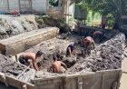 Semangat Pantang Menyerah, TNI dan Warga Lanjutkan Pembangunan Jembatan Garuda di Tiga Lokasi