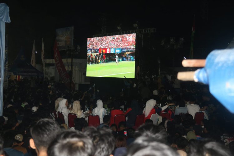 Dandim 0301/Pekanbaru: Nobar Final Piala Dunia Jadi Ajang Mempererat Persatuan dan Menggerakkan UMKM