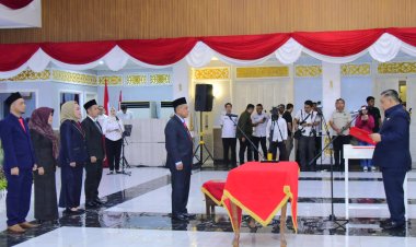 Bupati Bengkalis Sampaikan Ucapan Selamat Pada Komisioner KI Riau Periode 2026–2030 Yang Dilantik,