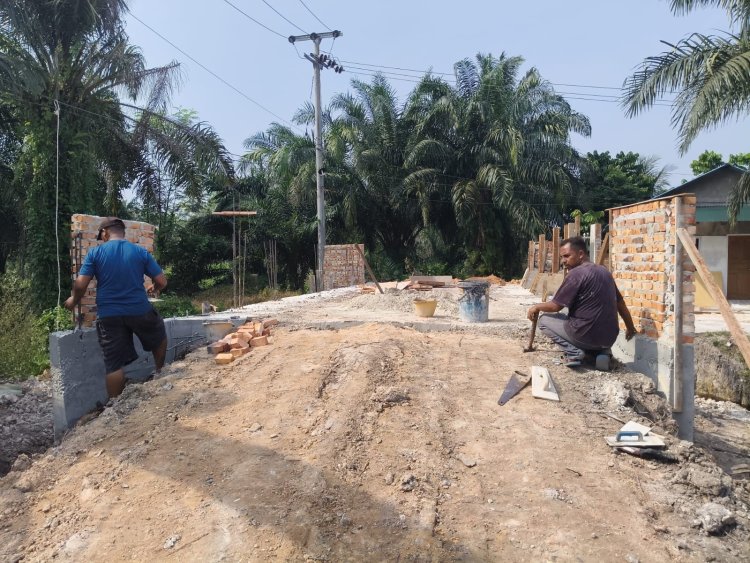 Dari Gotong Royong untuk Warga, Kodim 0301/Pekanbaru Percepat Pembangunan Jembatan Garuda