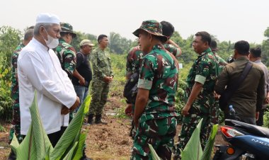 Tim Penyuluh Mabes TNI Laksanakan Komsos dan Edukasi Pencegahan Karhutla di Sungai Sibam