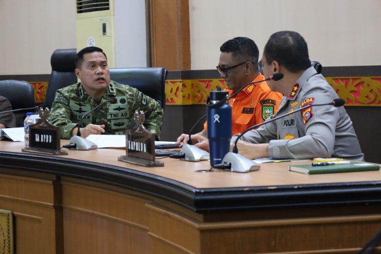 Kodam XIX/Tuanku Tambusai Bersama Forkopimda Riau Matangkan Langkah Cepat Hadapi Karhutla