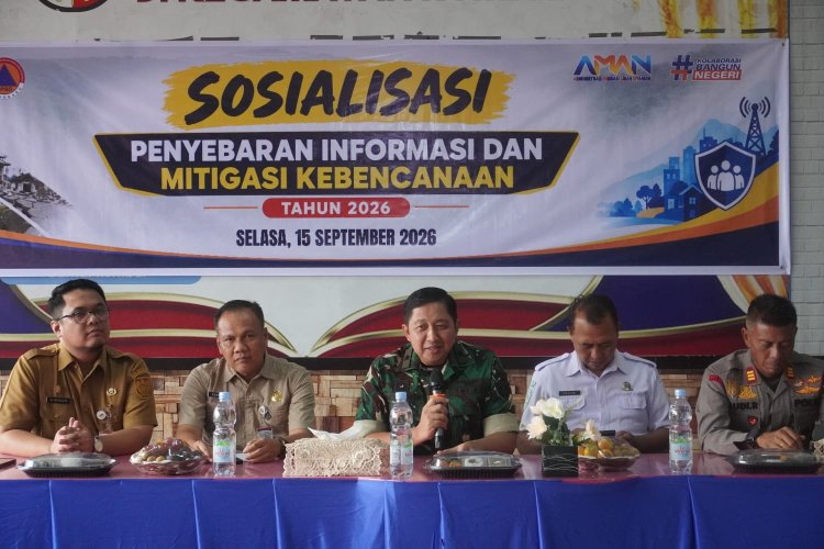 Cegah Kebakaran Hutan dan Lahan, Mabes TNI Sosialisasikan Karhutla kepada Warga Rumbai